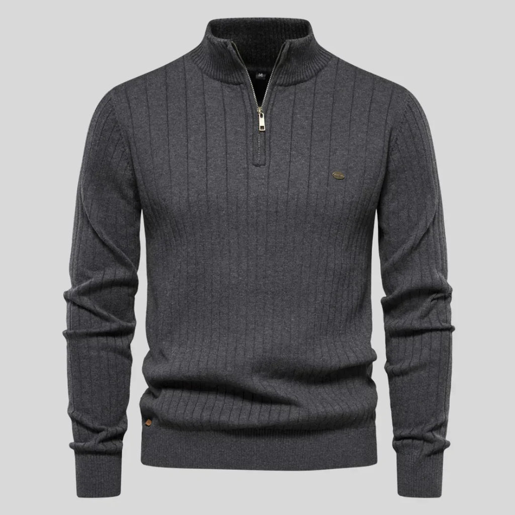 Thomas™ | Zip Neck Knit