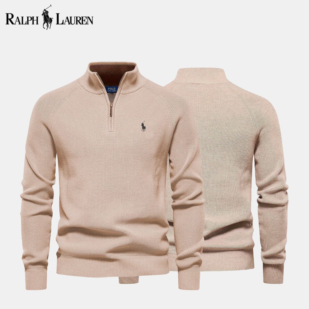 RL Classic Knit Quarter-Zip Sweater